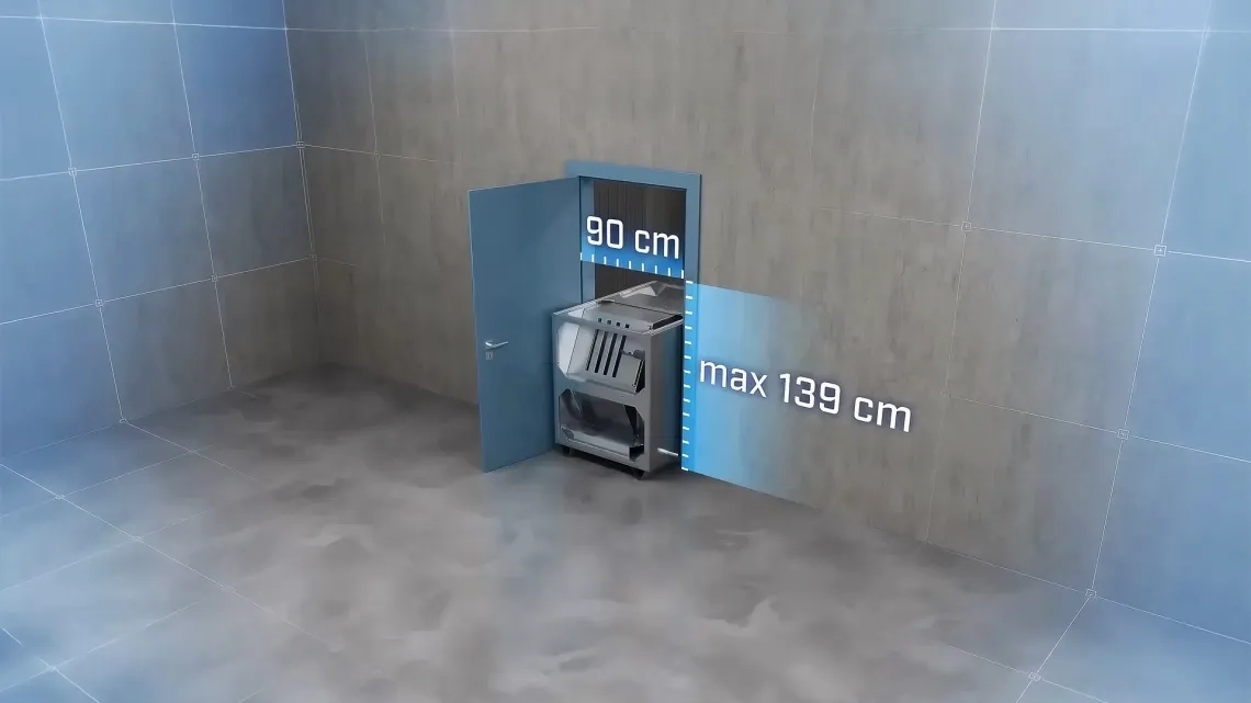 MyCond BreezMe FT installation dimensions