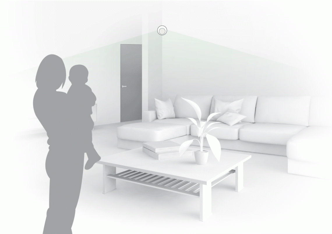 MyCond Smart Zigbee PIR senzor pohybu pre automatizované domáce systémy.