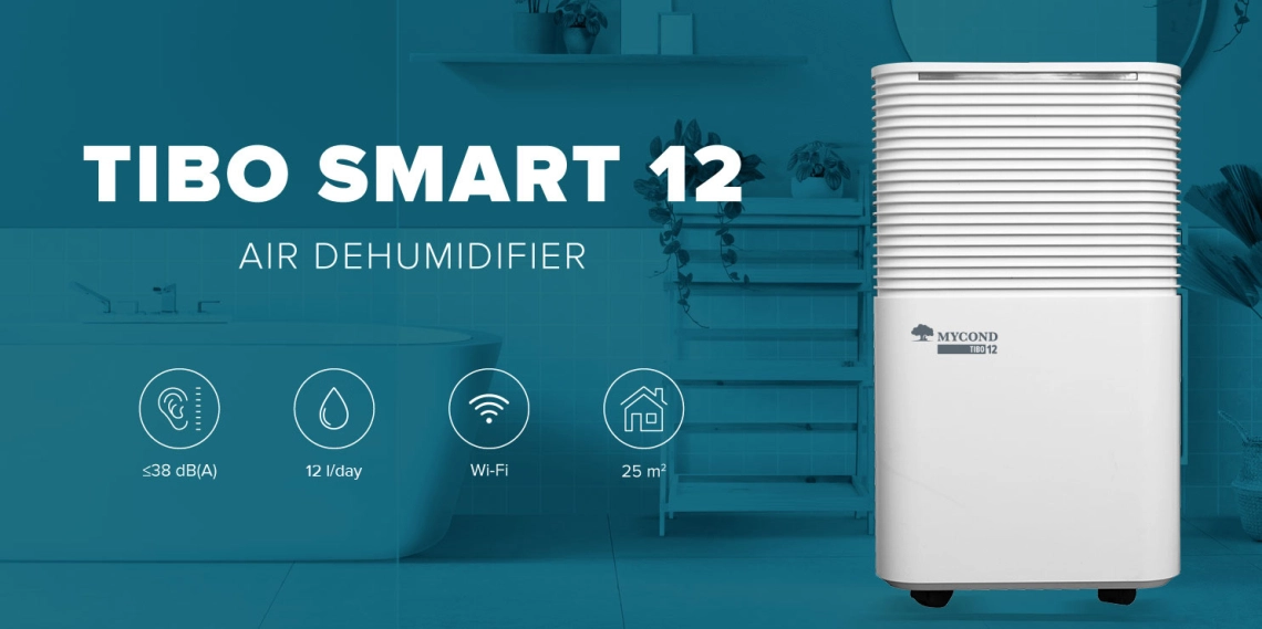 MyCond TIBO Smart 12 efektívne odvlhčovanie vzduchu pre veľké miestnosti