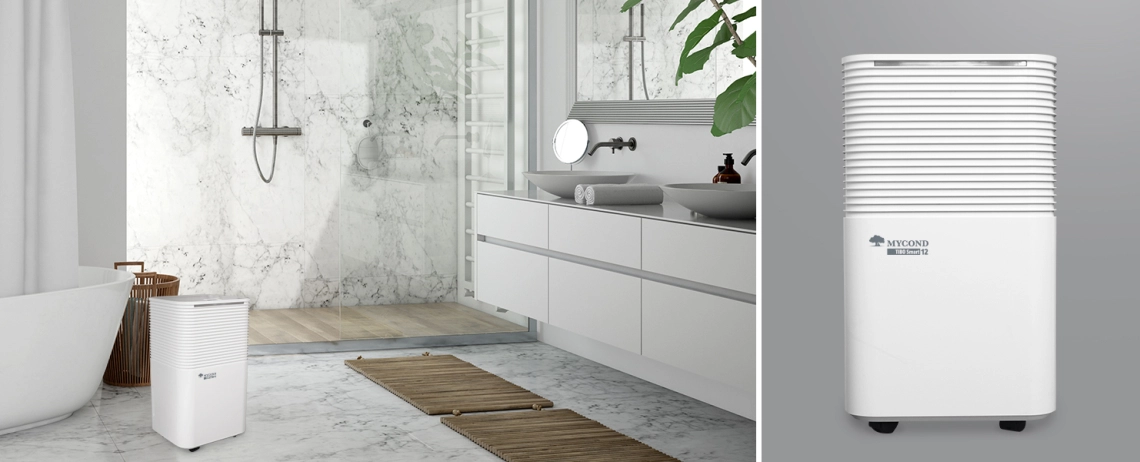 MyCond TIBO Smart 12 moderný dizajn a účinné odvlhčovanie vzduchu