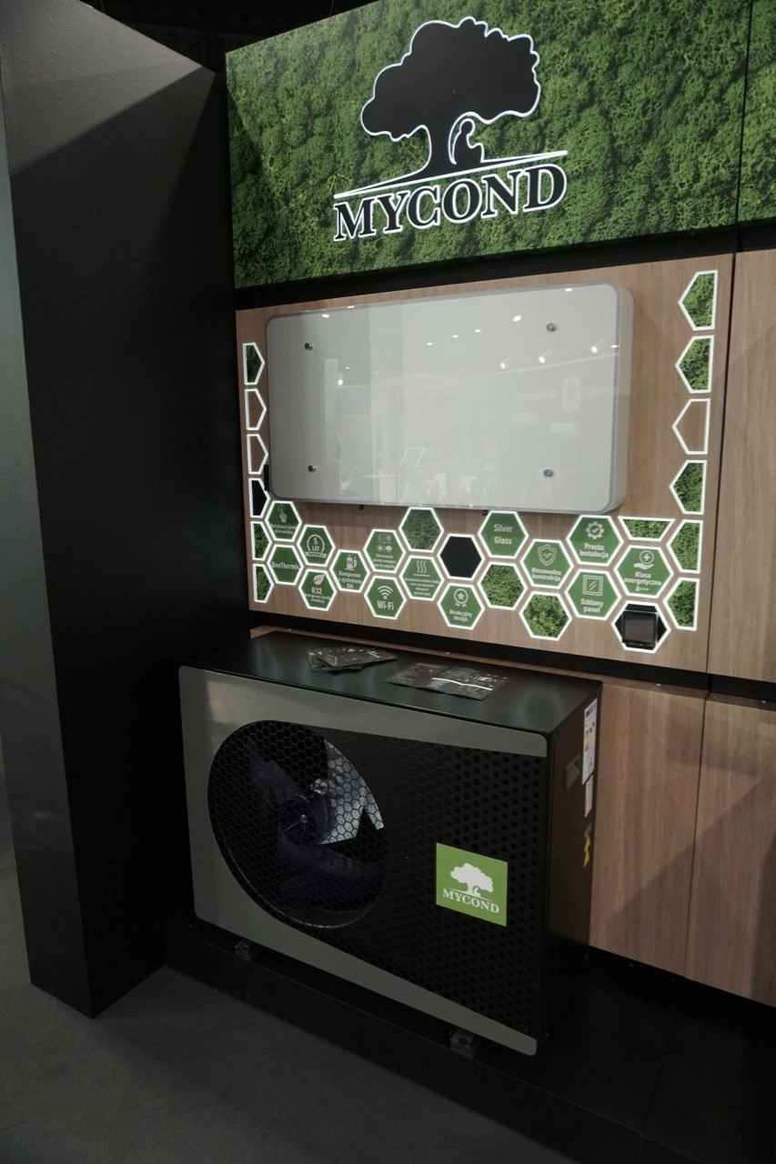 Prezentácia stánku Mycond na výstave Warsaw HVAC Expo.