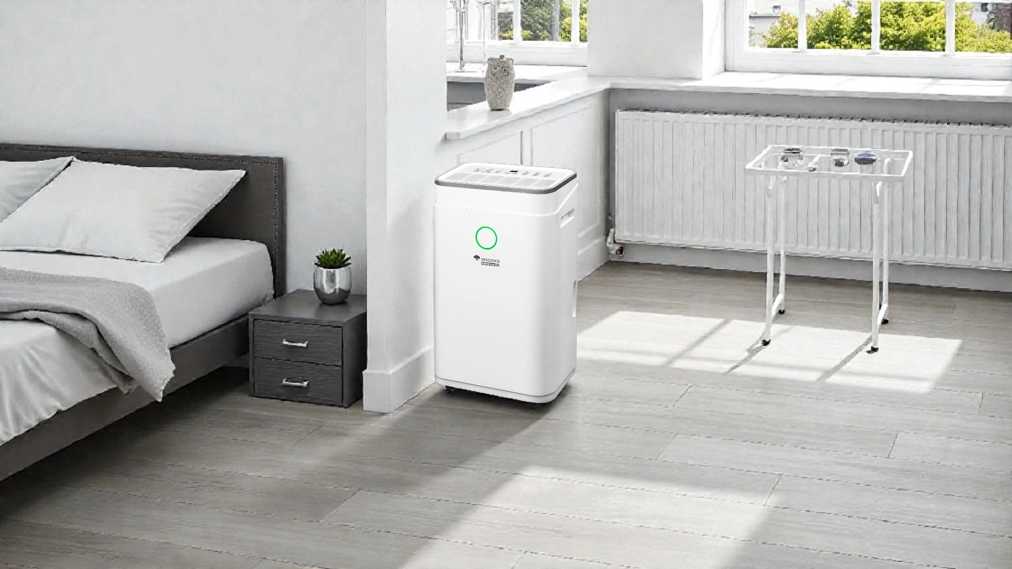 Odvlhčovač vzduchu s automatickým vypnutím a bezpečnou prevádzkou Mycond Roomer Smart 25