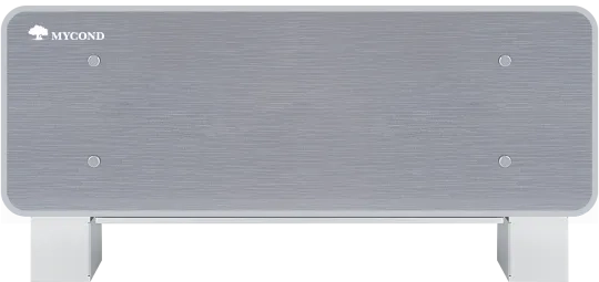 Dizajnové podlahové jednotky s ventilátorom Silver Glass Low series