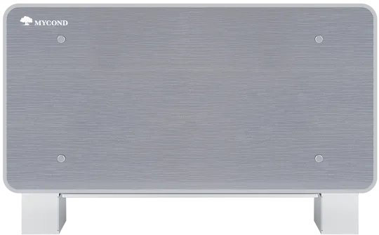 Dizajnové podlahové jednotky s fan-coilom Séria Silver Glass