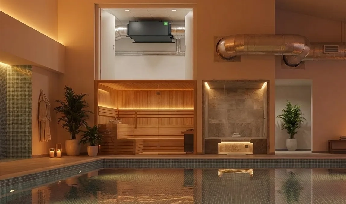 Požiadavky na priestory pre kanálový odvlhčovač MSHA(C): technická miestnosť, vzduchovody, priestor a nepretržitá prevádzka